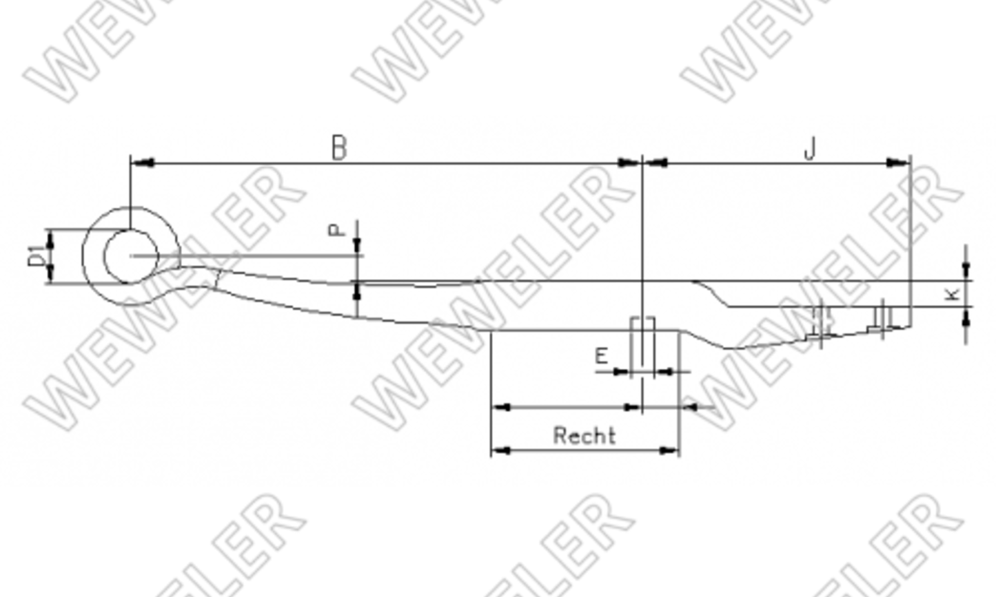 BPW Półresor Z-ka Do Naczepy Kr-30 L1=200 L F179Z251ZA75