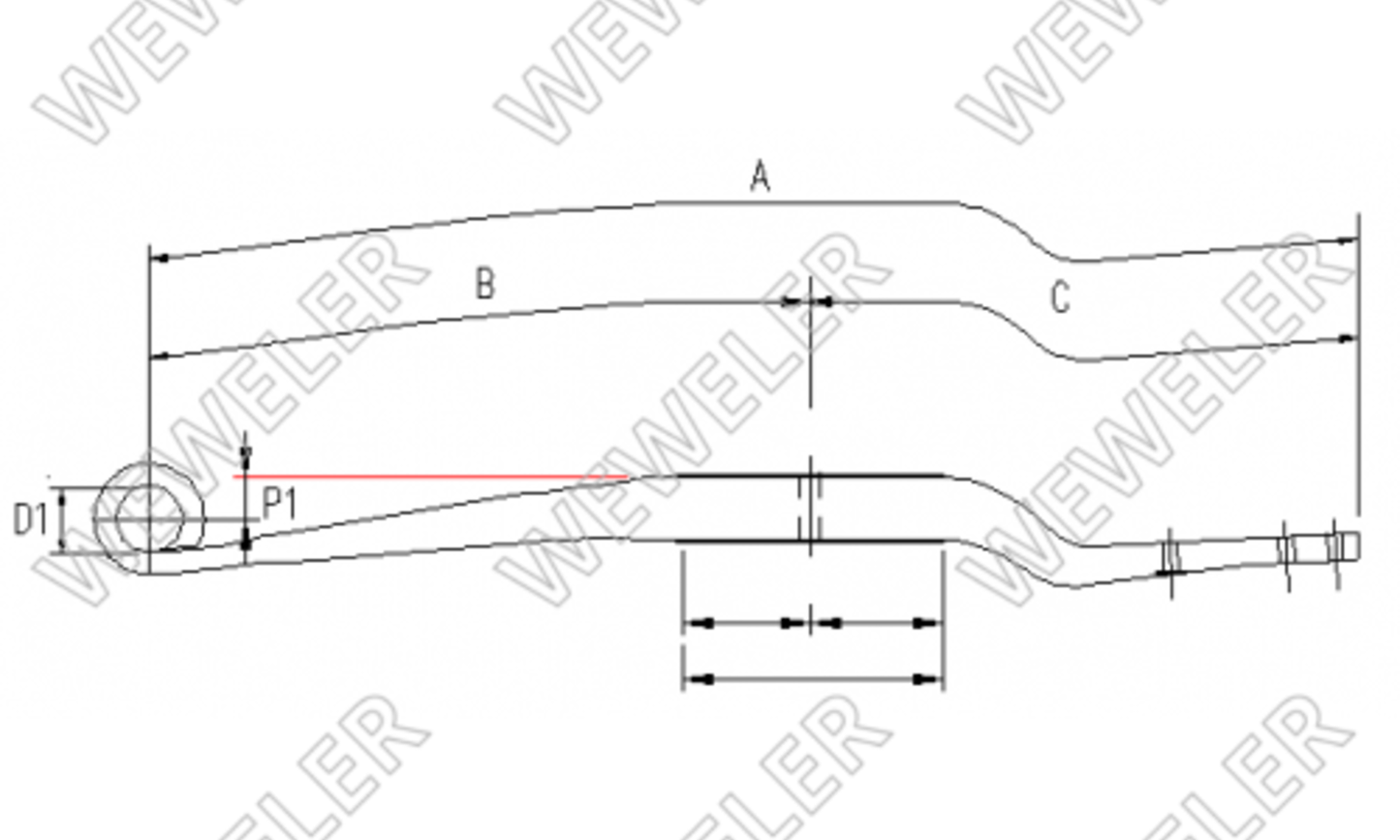 Weweler Res.do Nacz./przycze.FLIEGL Oś Granning F001A037EB75