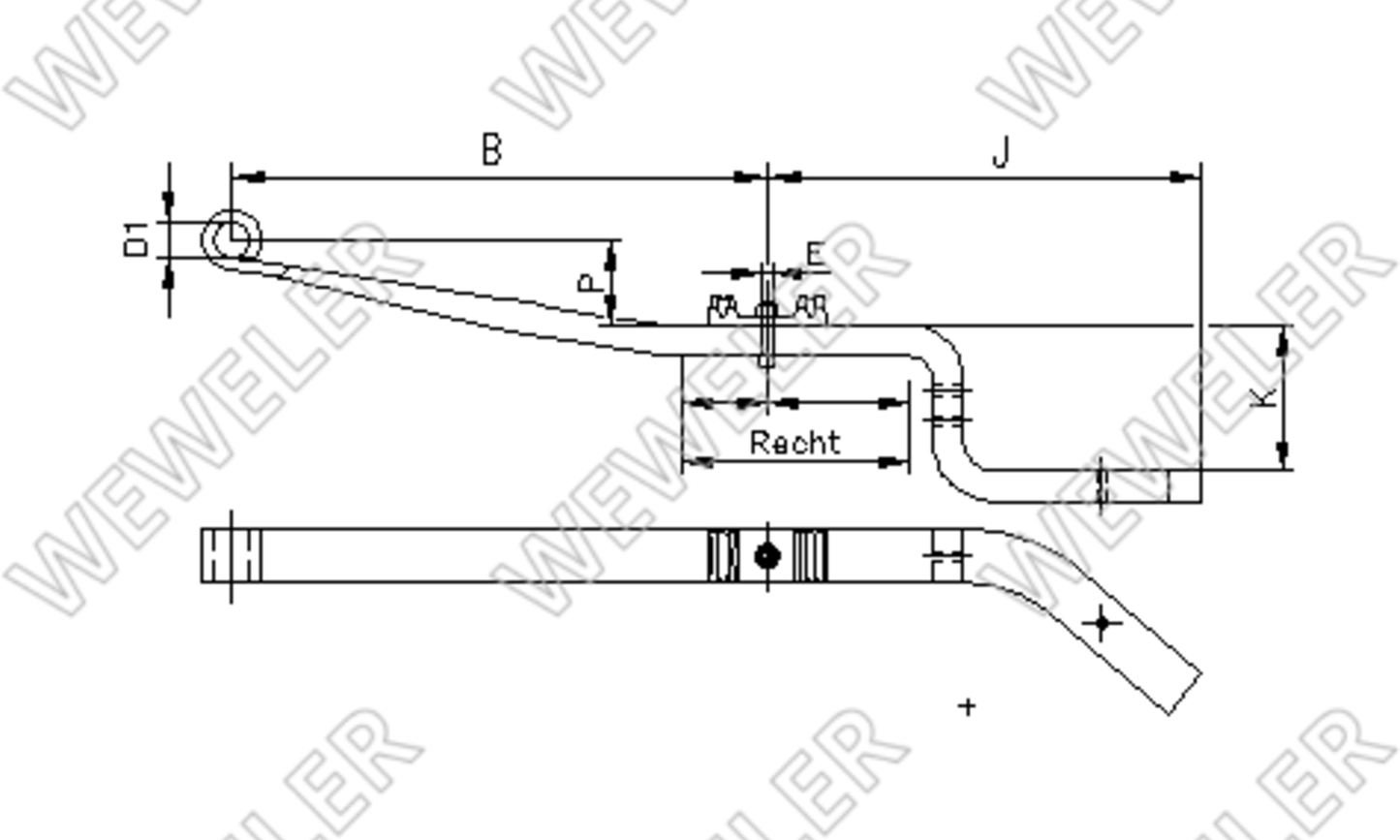 Półresor do poduszki Iveco Daily prawy 1-p. dł. 710/535 mm OE 504190829