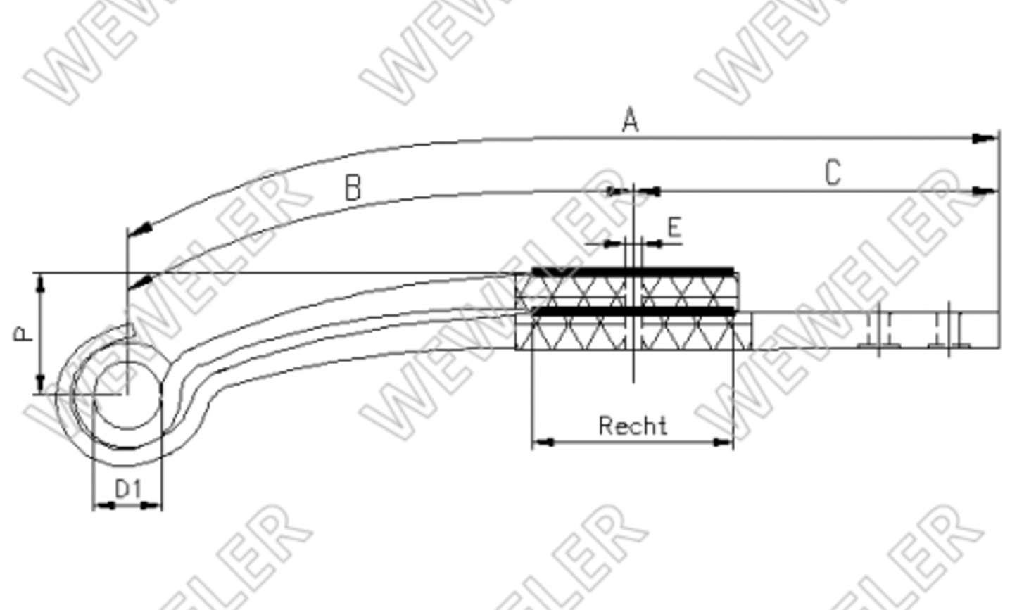 SAF Resor Do Naczepy F188Z039ZA75