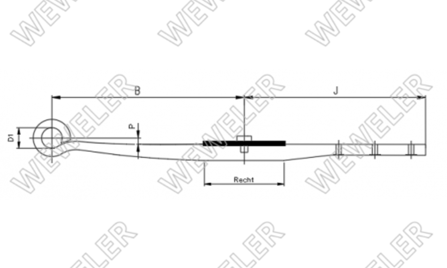 Samro Resor Do Naczepy Prosty F412Z702ZA75