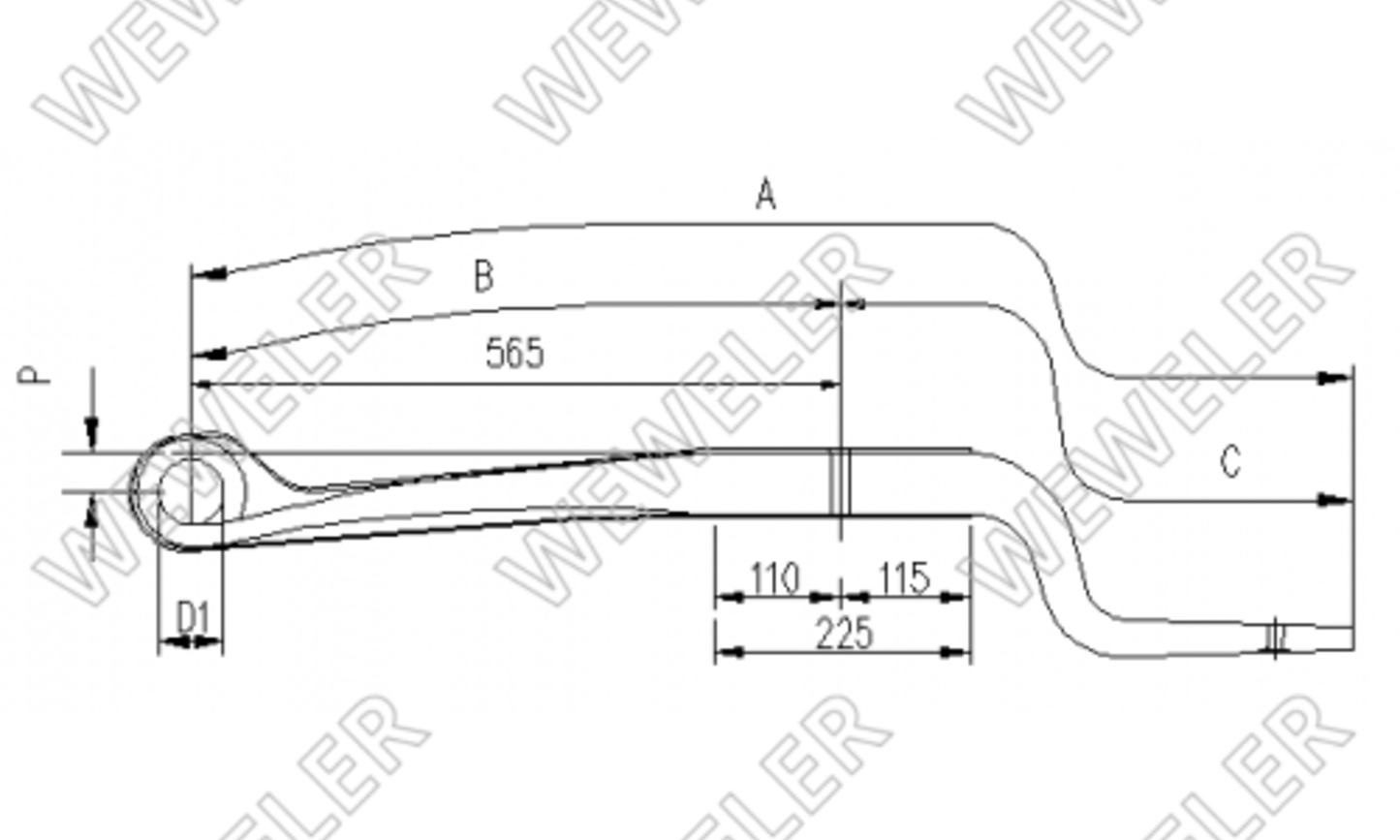 Weweler Resor Do Naczepy Schmitz F001A037IE75