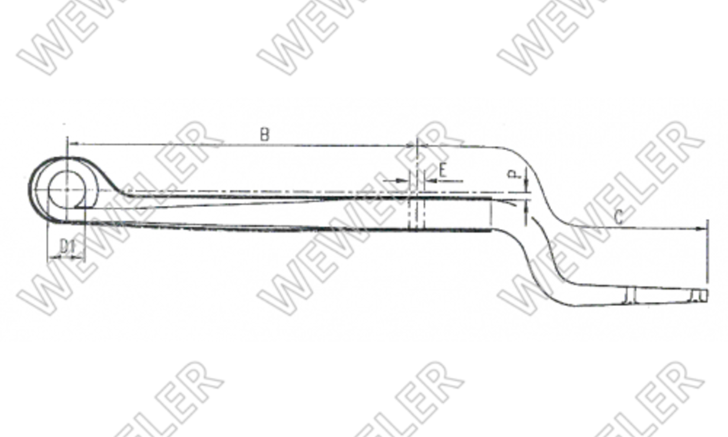 Weweler Resor Do Naczepy Z Blachą F001A037HE75