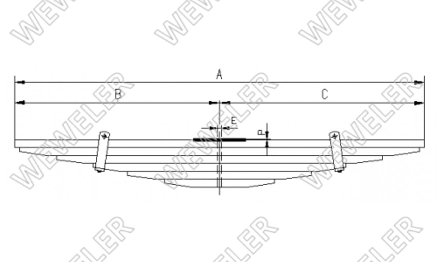 DAF Resor Tylny Stosowy (tandem) A017T764ZA70
