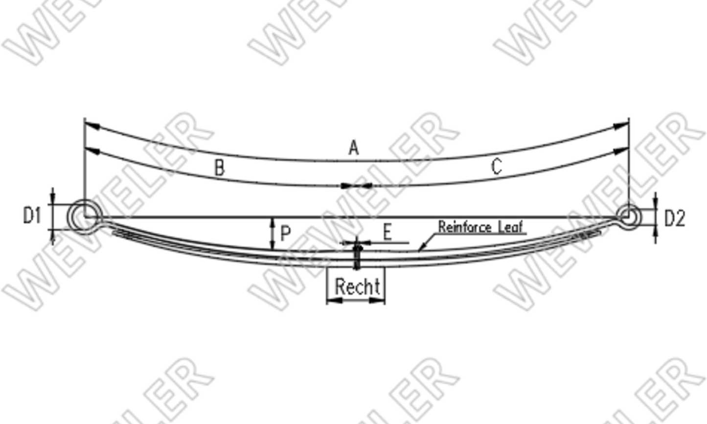 Fiat Ducato/Jumper/Boxer Resor 2 Piórowy 2 Pióro F011T496ZZ75