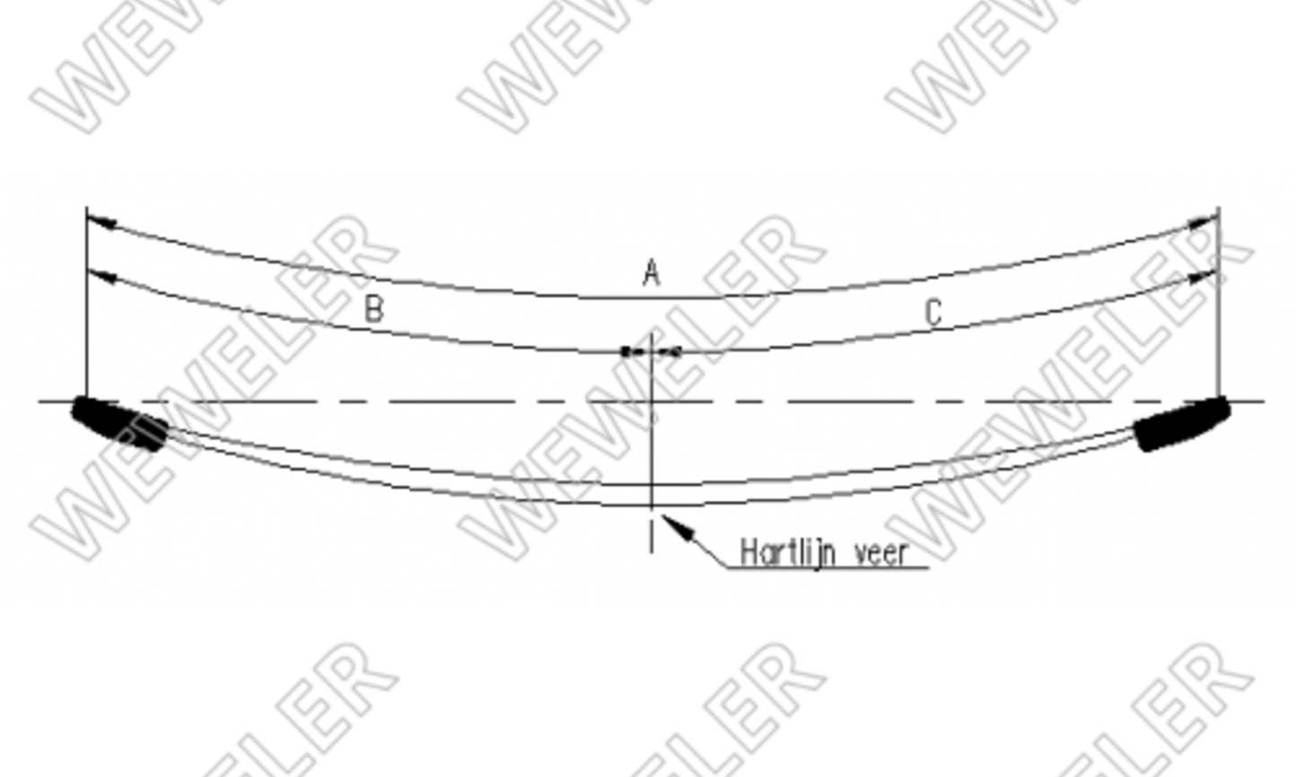 Iveco Daily 35C13 Resor Przedni Poprzeczny F011T349ZB70