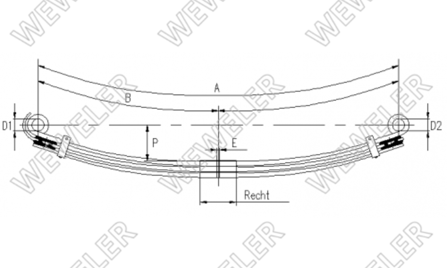 MAN Resor Przedni 3-piórowy F088T299ZA75