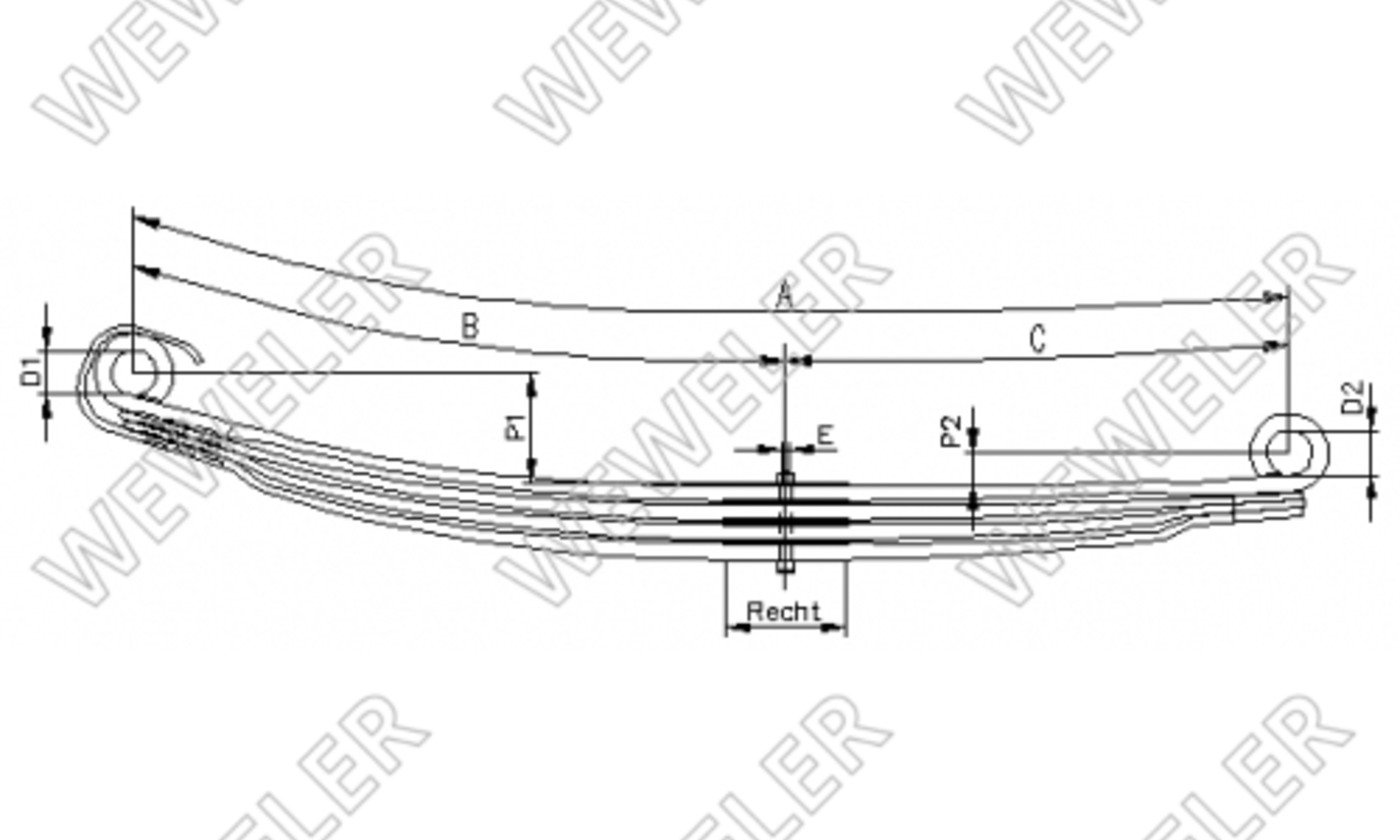 Mercedes Actros Resor Przedni 1-oś F020T831ZA75