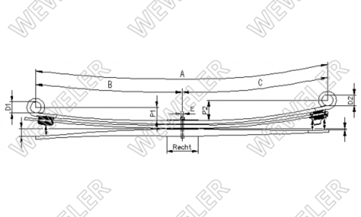 Mercedes Atego Resor Tylny Euro 6 F021T058ZA75