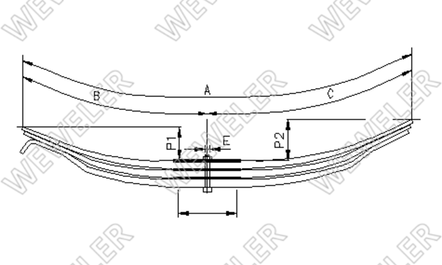 Trailor Resor 3-piórowy Do Naczepy F263Z039ZA70