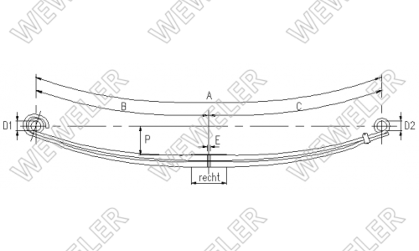 Volvo Resor Przedni 2-piórowy F022T337ZA75