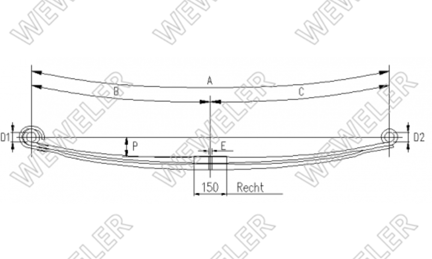 Volvo Resor Przedni 2-piórowy F022T383ZA75