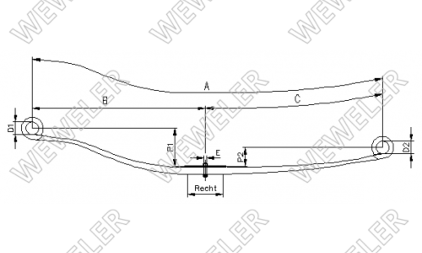 Volvo FH/FMX Resor 1 Piórowy Przedni F022T489ZA75
