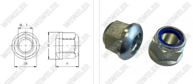 Nakrętka M27X2 MAN Ze Stożkiem (Klucz 41) NAK-M27X2S