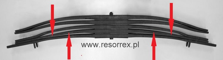 Pióro 02 resoru tylnego MAN FE2000 dł. 760/760 mm F088T296ZA01