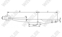 BPW Półresor Z-ka 1-piórowy Do Osi Eko F179Z232ZA75A