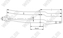 BPW Półresor Z-ka Do Naczepy Kr-30 L1=270 L F179Z236ZA75