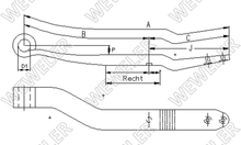 BPW Półresor Prawy Do Osi Skrętnej F179Z257ZR75