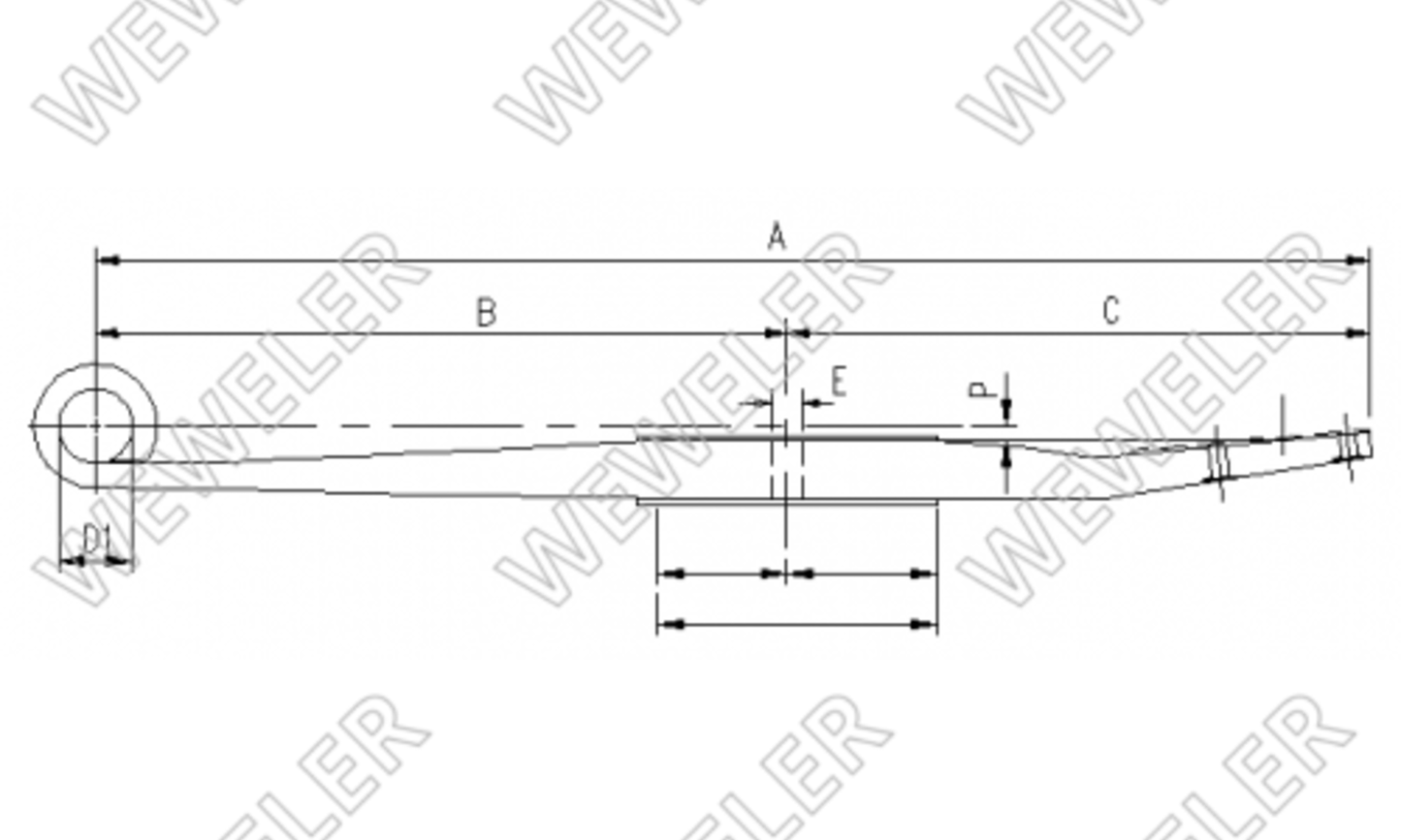 Weweler Resor Do Wieltona Na Osiach Mercedesa F001A437HR75