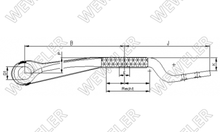 SAF Resor Do Poduszki 1-pi Szpickop Tłoczony F188Z035ZA75