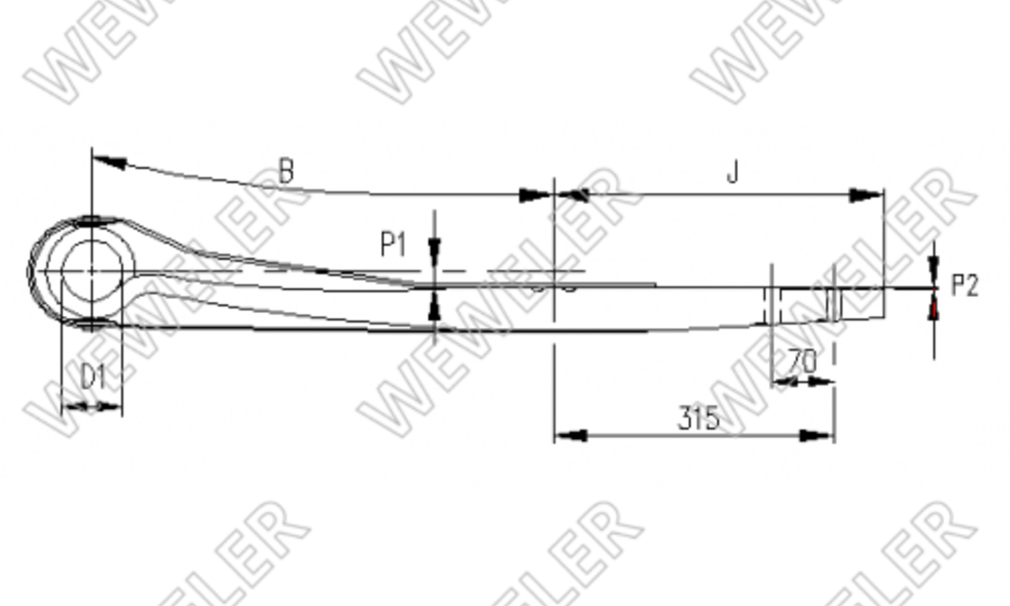 SAF Resor 1-piórowy F188Z050ZA75