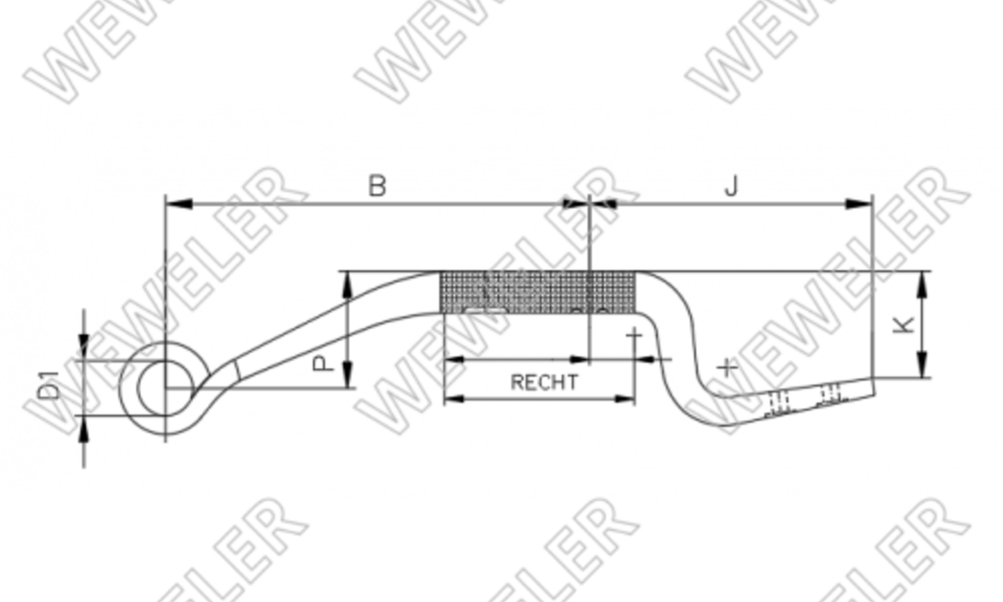 SAF Półresor Do Naczepy Pacton F188Z067ZA75