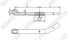 SAF Półresor Do Naczepy Lewy SAFIR F412Z554AL75