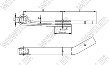 SAF Półresor Do Naczepy Lewy SAFIR F412Z555AL75