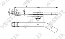 SAF Półresor Do Naczepy Prawy SAFIR F412Z556AR75