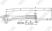 Scania Resor Tylny Lewy Do Poduszki F010T232ZL75