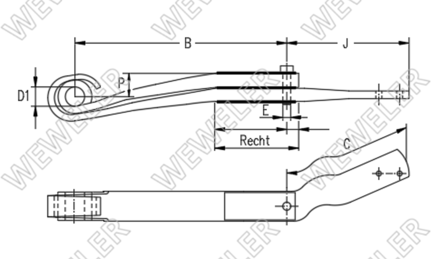 Scania Półresor Tylny Do Poduszki Lewy F010T244ZL75