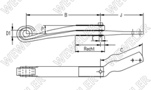 Scania Półresor Tylny Do Poduszki Lewy F010T244ZL75