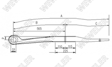 Weweler Resor Do Naczepy Schmitz Oś SAF F001A037IF75