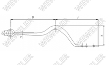Schmitz Resor Do Naczepy Oś SAF (garb)ucho G F001A037KB75