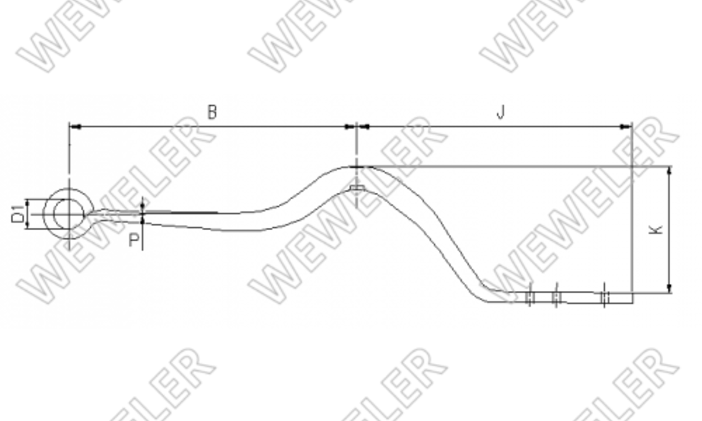 Schmitz Resor Do Naczepy Oś SAF (garb)ucho G F001A037KB75A