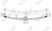 DAF XF/CF Euro-6 Resor Przedni 3-piórowy F017T825ZA75