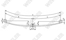 DAF XF/CF Resor Przedni Resor 1-piórowy F017T851ZA75