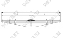 DAF-85.410CF Resor Tylny (tandem) A017T860ZA70