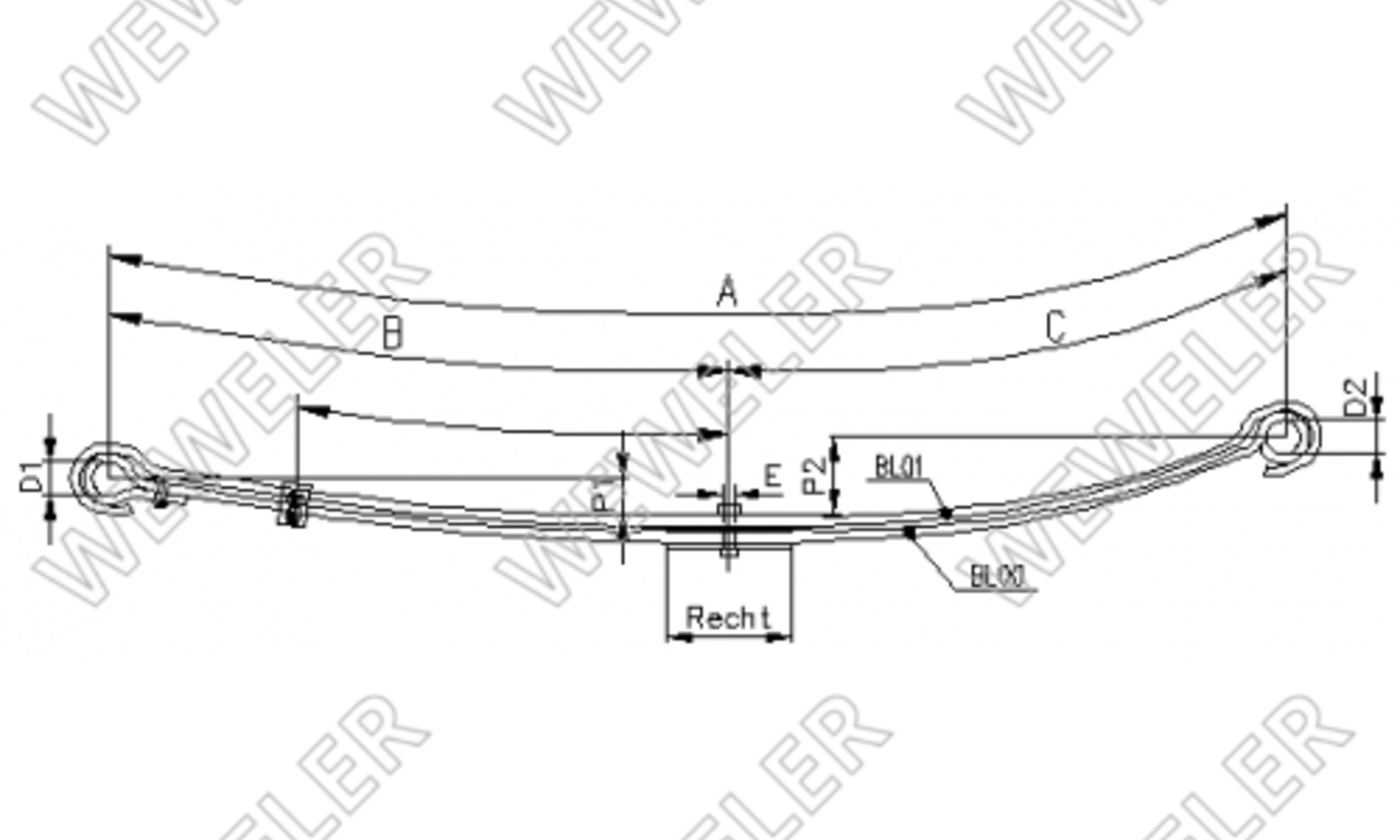 DAF Resor Przedni Do Poduszki C223767 F017T777ZA75