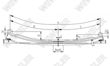 DAF 55LF Resor Tylny 2+1 F017T856ZA75