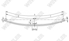 DAF-Leyland Resor Tylni 2-piórowy F042T124ZA75