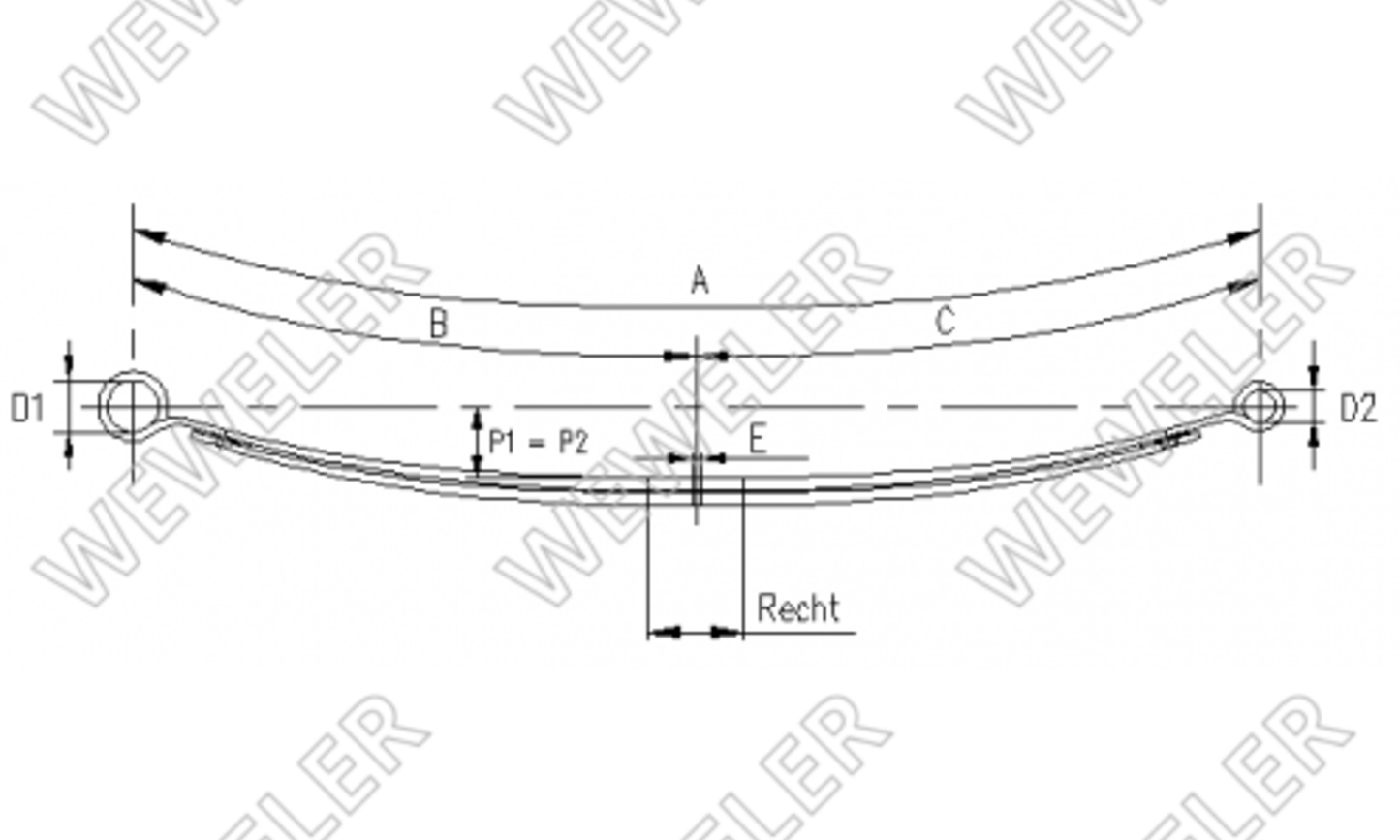 Fiat Ducato/Jumper/Boxer Resor Tylny Po 2006r. F011T500ZA75A