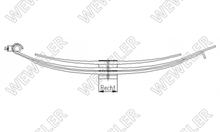 Iveco-79 Resor Tylny 2-piórowy F011T232ZA76