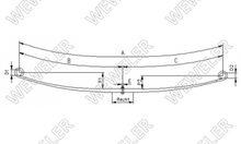 Iveco Daily Resor Tylny 1-piórowy F011T590ZA75