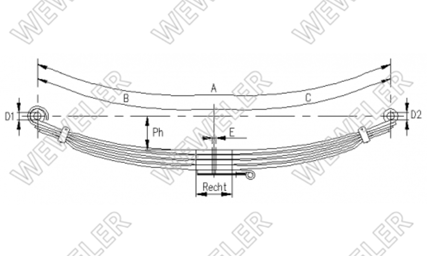 MAN Resor Przedni 4-piórowy F088T139ZA75