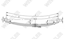 MAN TGA Resor Przedni 3-piórowy F088T391ZA75