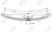 MAN TGA Resor Przedni 4-piórowy F088T393ZA75