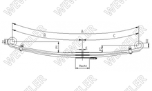 MAN TGA Resor Przedni 2-piórowy F088T407ZA75