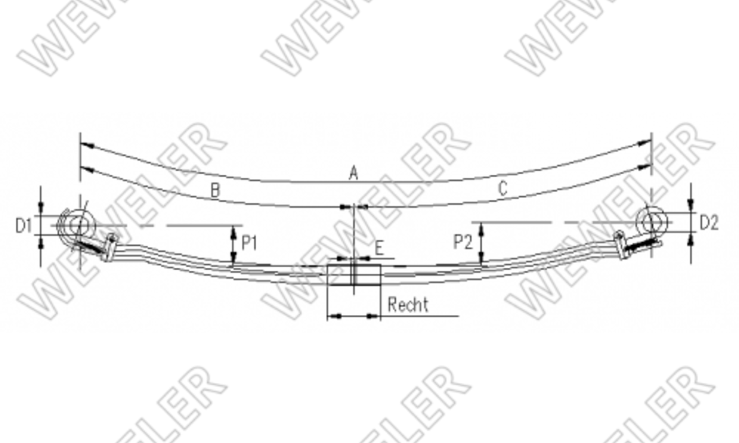 MAN Resor Przód 2-piórowy F088T463ZA75