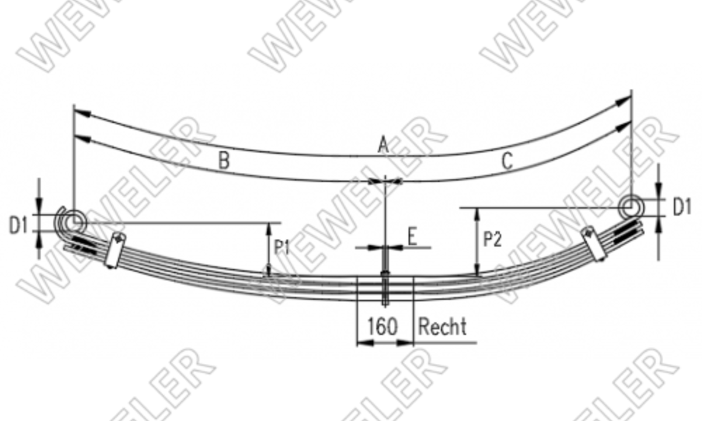 MAN Resor Przedni 3-piórowy F088T469ZA75